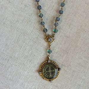 Virgin Saints & Angels long pendant necklace